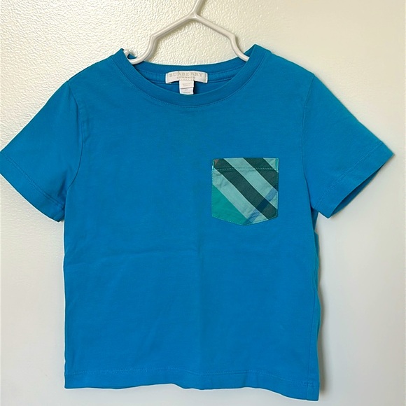 Burberry Boys' Check Pocket Tee - Little Kid size 4Y - Picture 2 of 6